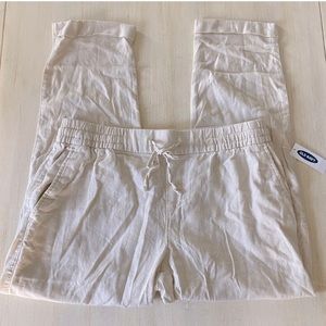 Old navy khaki linen pants